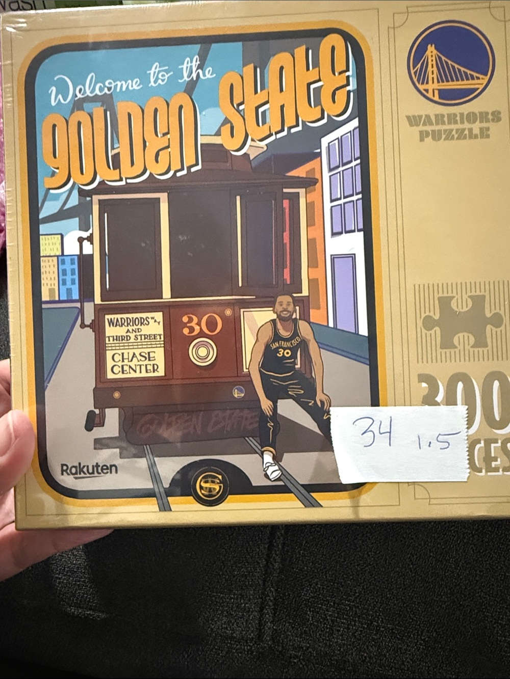 "Golden State" 300-Piece Jigsaw Puzzle - Yellow sealed NWT